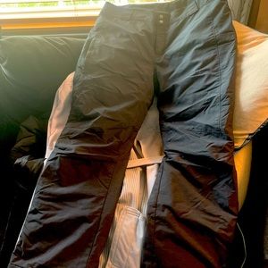 Black Columbia insulated snow pants